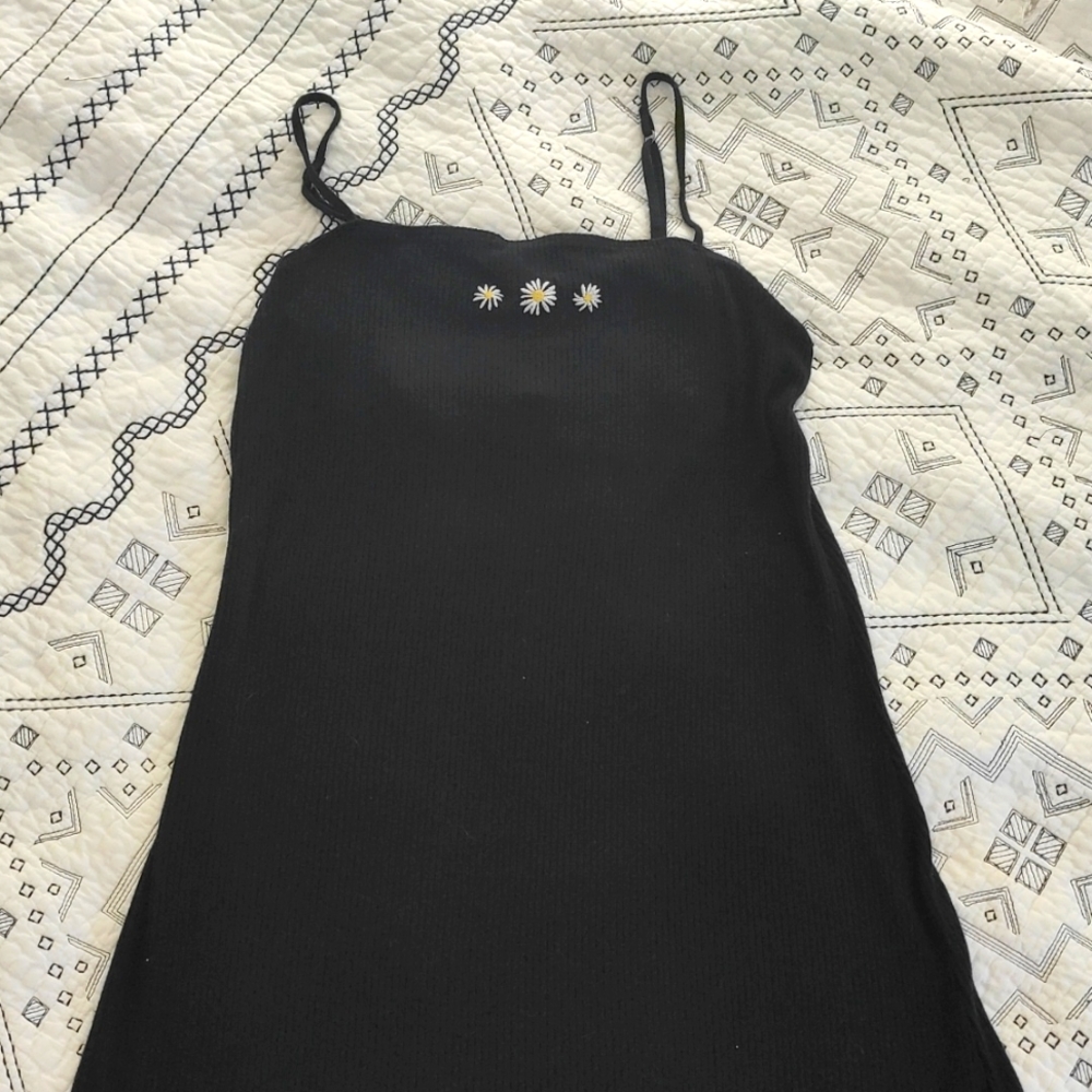 summer black mini dress